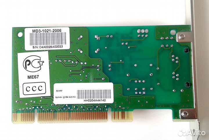 Acorp Sprinter56K Soft PCI Dial-Up Модем