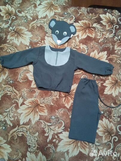 Новогодние костюмы зайчик, мышонок,кот, Буратино