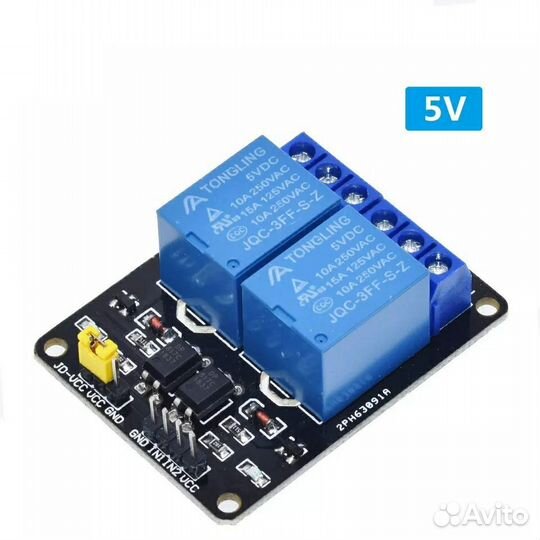 Arduino реле модуль 2 канала
