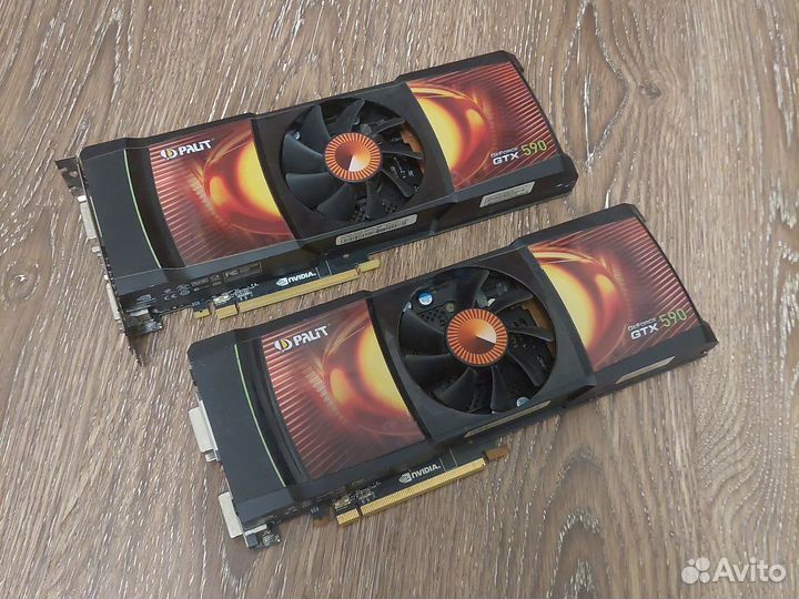 Видеокарта GTX 590 3GB