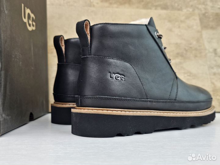 Ботинки Ugg Mens Neumel Gentleman Leather Black