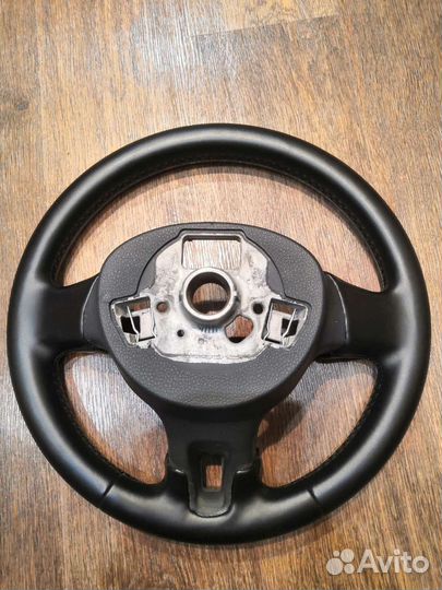 Кожаный руль Фольксваген Поло,VW Polo, Jetta 2011