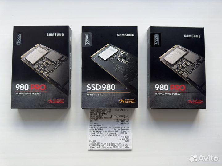SSD Samsung M.2 (Новые)