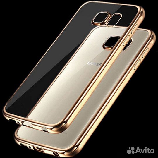 Чехол силиконовый с окантовкой