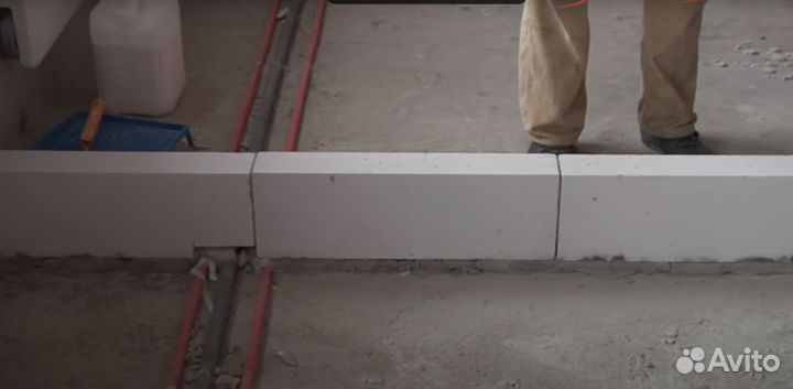 Газобетонный блок поревит прямоугольный