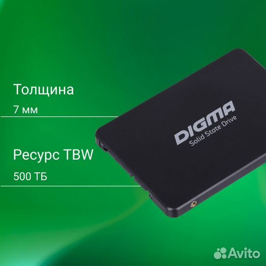 Накопитель SSD Digma sata-III 1TB dgsr2001TP13T Ru