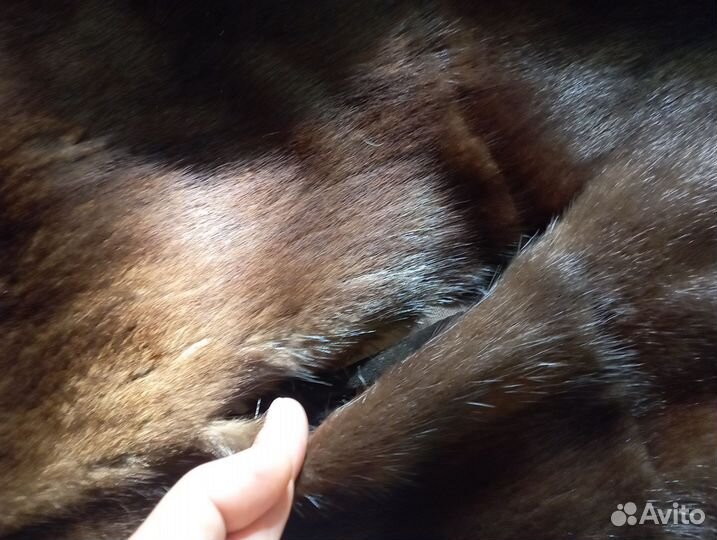 Шуба норковая с капюшоном р50