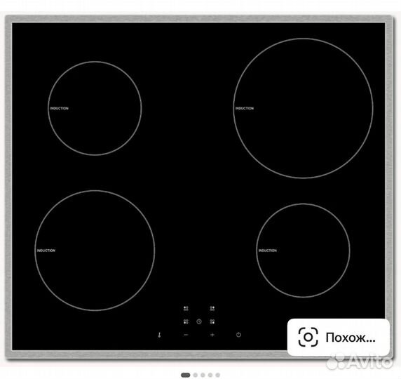 Индукционная плита 4 конфорки hair новая