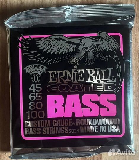 Струны для бас гитары Ernie Ball 3834