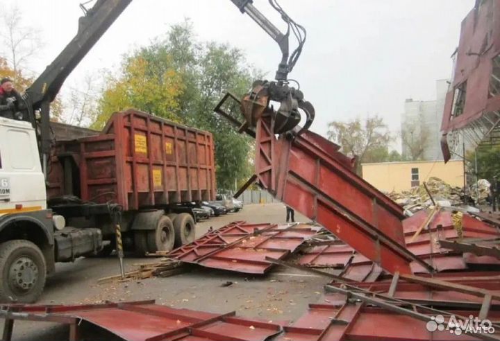 Демонтаж трубопроводов металлоконструкций