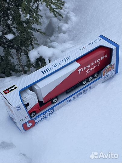 Машинка Мерседес Актрос фура масштаб 1/43