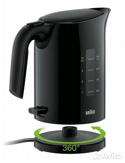 Новые чайники Braun WK 3000BK чёрный