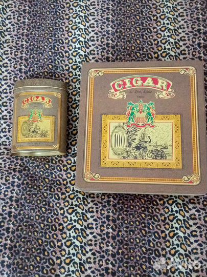 Коробки от винтажного французского парфюма cigar