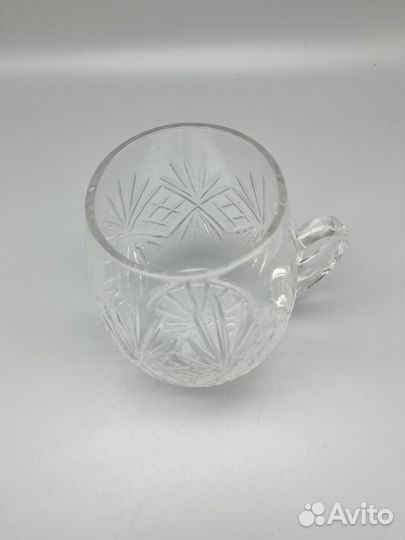 Кружка пивная хрустальная