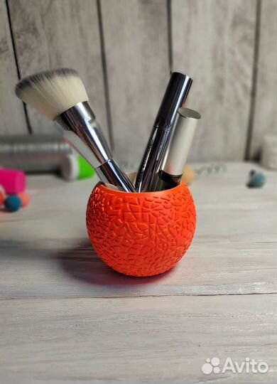 Подставка для бижутерии. Оранжевый неоновый