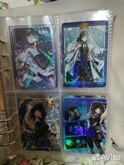 Коллекционные карточки геншин импакт, е лань