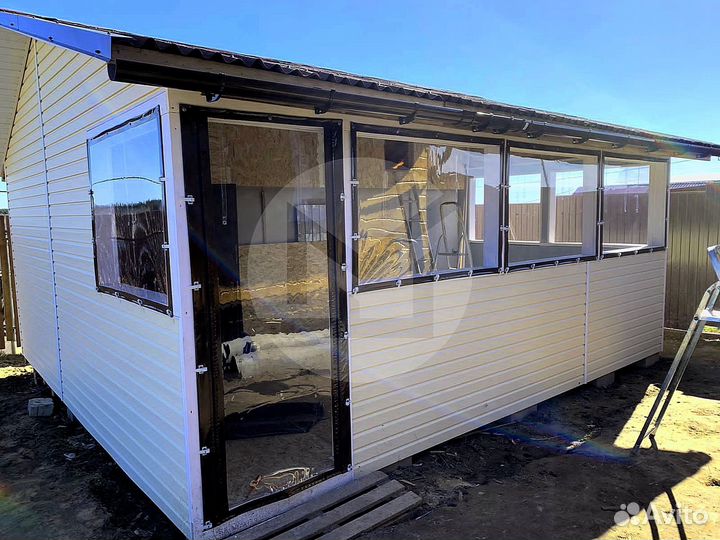 Гибкие окна / Жидкие окна для загородного дома