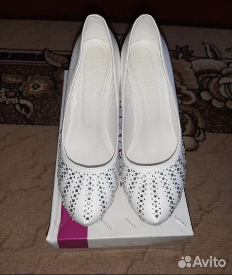 Туфли белые свадебные