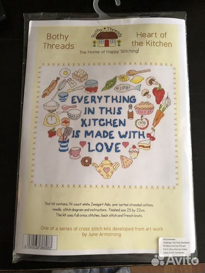 Набор для вышивания Bothy Trreads Heart of the Kit