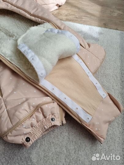 Детский зимний комбинезон-трансформер для девочки