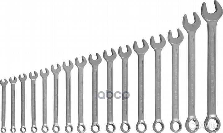 Набор комбинированных ключей 6-24 мм, 16 предметов