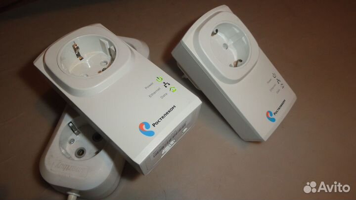 Plc адаптер ростелеком RT-500-1 2шт.-комплект