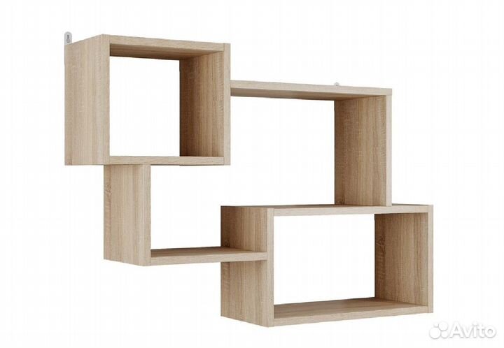 Полка навесная лайт пн-002 Дуб Сонома светлый