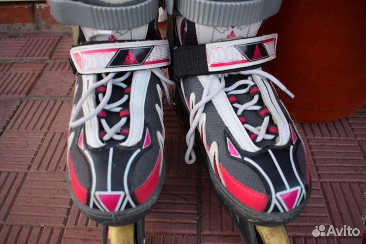 Роликовые коньки Alpha Carprice + набор защиты