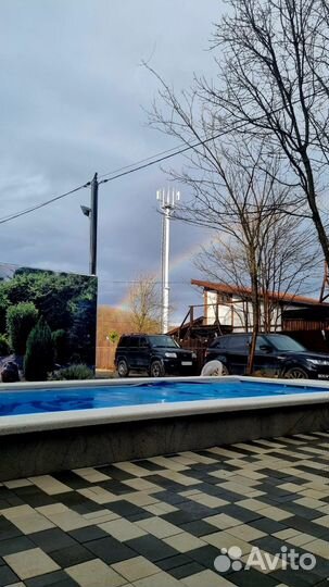 Бассейн из попилипропилена с лестницей