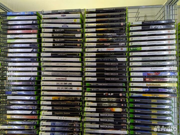 Диски на xbox 360 большой ассортимент