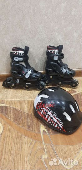 Роликовые коньки детские раздвижные