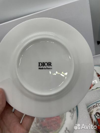 Чайная пара christian dior костяной фарфор