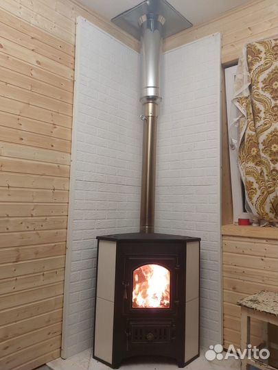 Дымоходы трубы 120 мм 1 метр нержавейка 1 мм