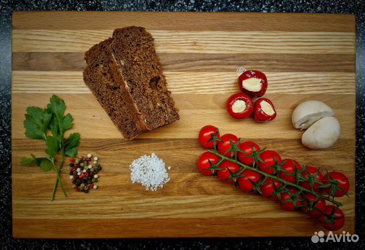 Разделочная доска из массива бука и дуба