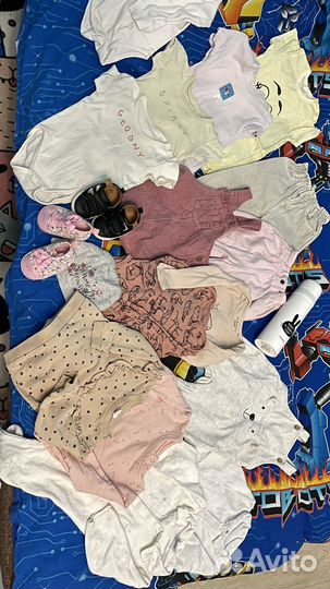 Вещи пакетом на девочку 74 80 zara h&m reserved