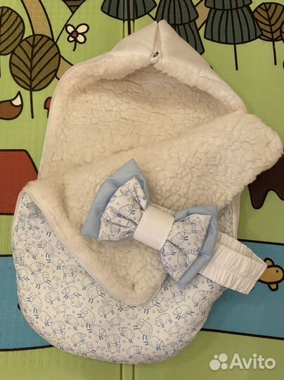 Конверт на выписку для мальчика зимний