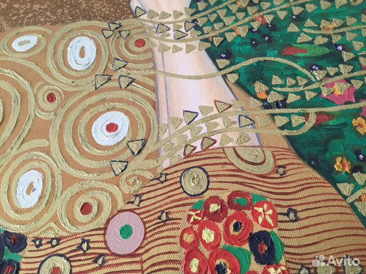 Gustav Climt Kiss Картина Густав Климт «Поцелуй