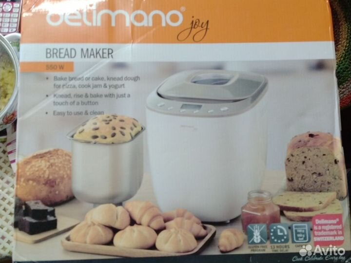 Хлебопечка delimano joy