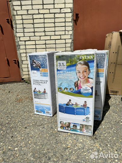 Каркасный бассейн intex детский
