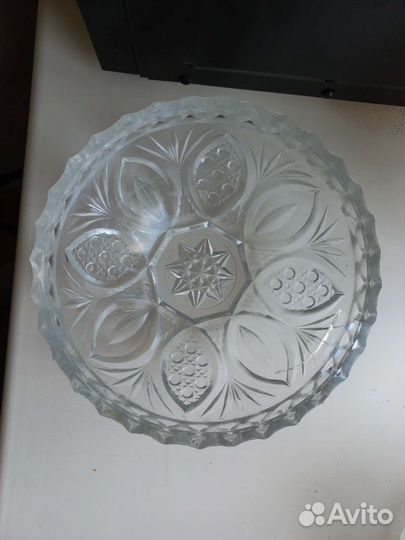 Вазы/салатники для фруктов хрустальные