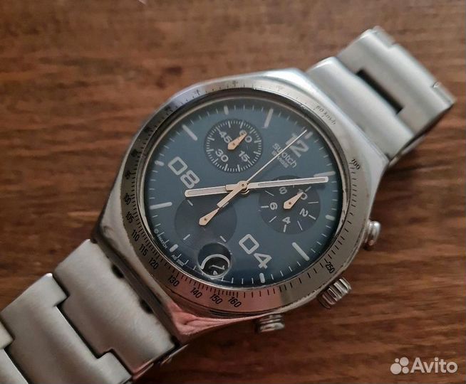 Часы Swatch Irony Chrono - 2003 - YCS438G - Bluste