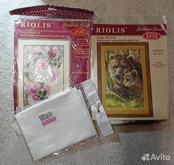 Остатки от набора для вышивания