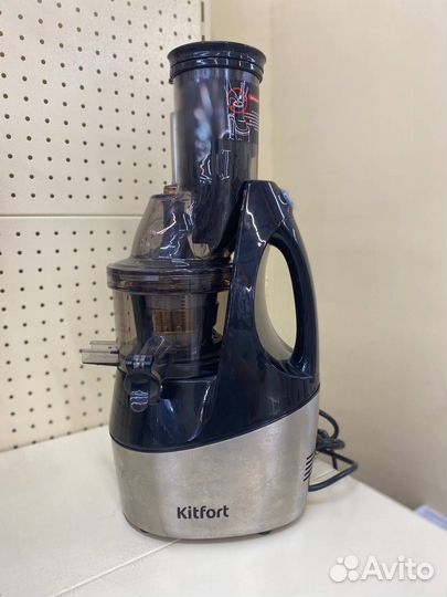 Шнековая соковыжималка Kitfort кт-1104-2, чёрная
