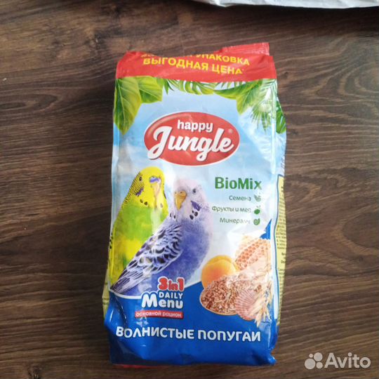 Сухой корм для волнистых попугаев