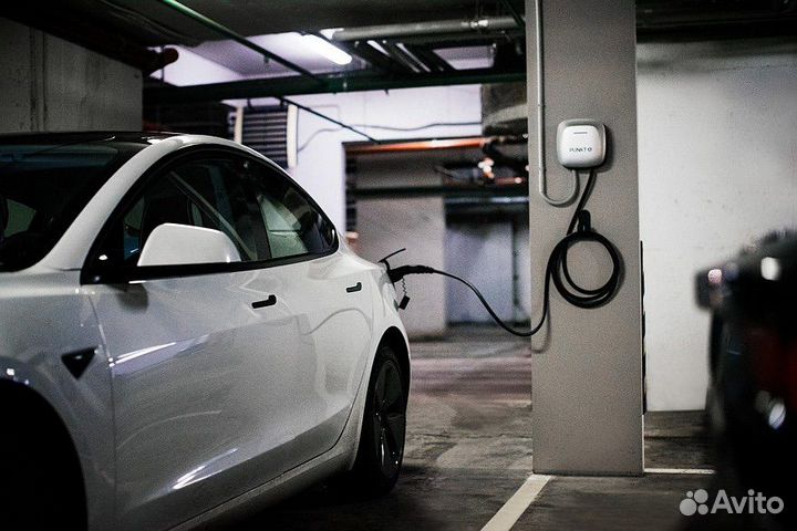 Монтаж зарядной станции для электомобиля