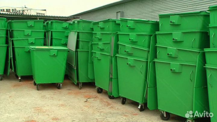 Евроконтейнер мусорный 1,1м3 Е1-03709