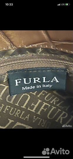 Furla made in Italy натуральная кожа