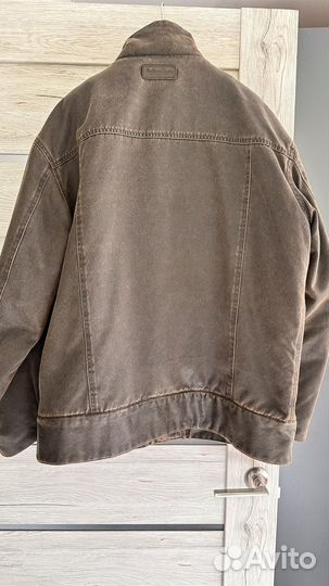 Зимняя куртка замшевая мужская