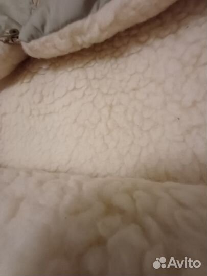 Зимний конверт в коляску на овчине