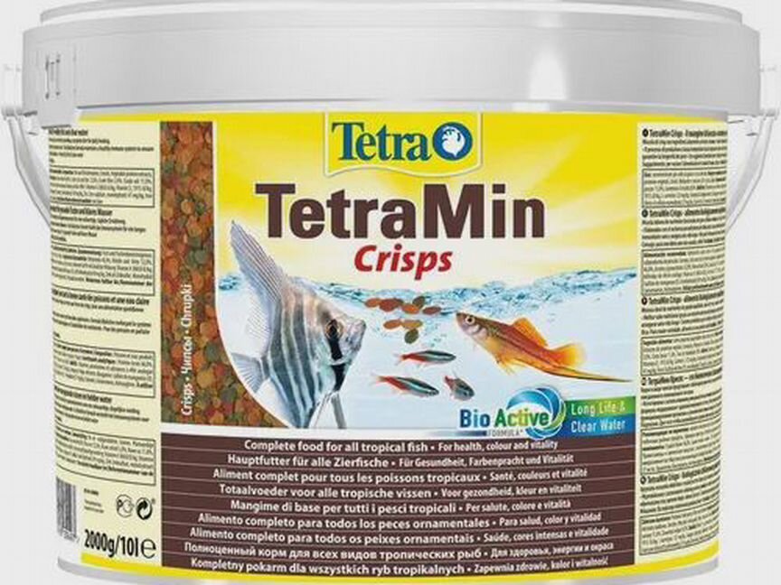 Корм для рыбок TetraMin Crisps, чипсы